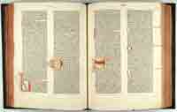 The Latin Bible printed by Johannes Mentelin in Strassbourg before 27 June 1466. ISTC No.: ib00624000.
