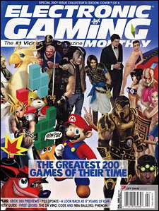 The cover of the 200th issue of Electronic Gaming Monthly