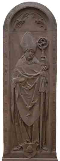 Tomb relief of Johannes Trithemius
