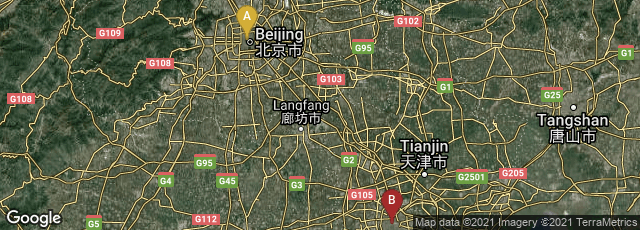 Detail map of Xicheng Qu, Beijing Shi, China,Heping Qu, Tianjin Shi, China