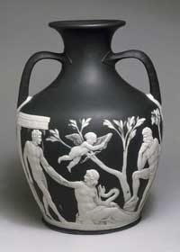 The Portland Vase. Shown is the first of two scenes. (View Larger)
