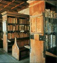 The library at Hereford Cathedral. (View Larger)