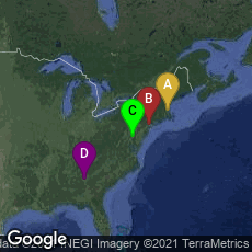 Overview map of Cambridge, Massachusetts, United States,Brooklyn, New York, United States,Baltimore, Maryland, United States,Atlanta, Georgia, United States