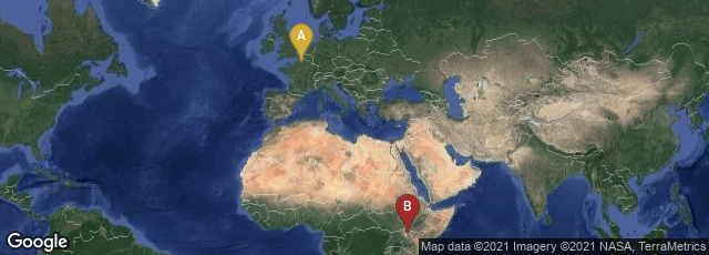 Detail map of Amiens, Hauts-de-France, France,Marsabit County, Kenya