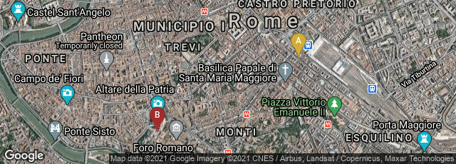 Detail map of Roma, Lazio, Italy,Roma, Lazio, Italy