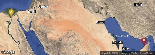 Detail map of Cairo Governorate, Egypt,United Arab Emirates