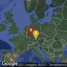 Overview map of München, Bayern, Germany,Altstadt, Heidelberg, Baden-Württemberg, Germany