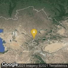 Overview map of Talas Region, Kyrgyzstan