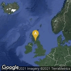 Overview map of Glasgow, Scotland, United Kingdom