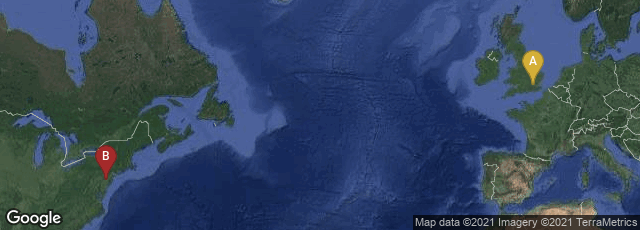 Detail map of London, England, United Kingdom,Philadelphia, Pennsylvania, United States