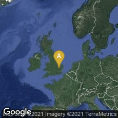 Overview map of Cambridge, England, United Kingdom