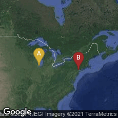 Overview map of Chicago, Illinois, United States,West Orange, New Jersey, United States