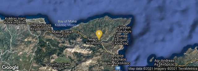 Detail map of Greece
