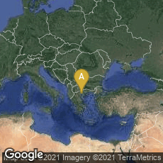 Overview map of Thessaloniki, Greece