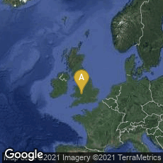 Overview map of Hereford, England, United Kingdom