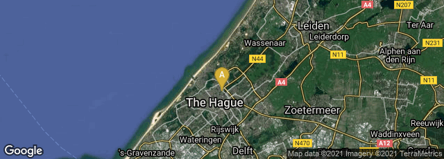 Detail map of Centrum, Den Haag, Zuid-Holland, Netherlands