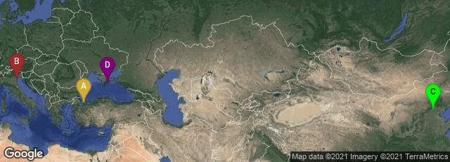 Detail map of İstanbul, Turkey,Venezia, Veneto, Italy,Xicheng Qu, Beijing Shi, China,Sudak