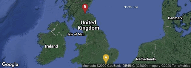 Detail map of London, England, United Kingdom,Edinburgh, Scotland, United Kingdom