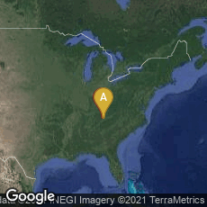 Overview map of Knoxville, Tennessee, United States,Oak Ridge, Tennessee, United States