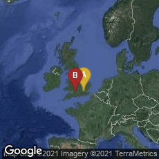 Overview map of London, England, United Kingdom,Bath, England, United Kingdom