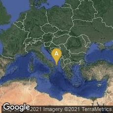 Overview map of Brindisi, Puglia, Italy