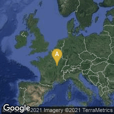 Overview map of Alise-Sainte-Reine, Bourgogne-Franche-Comté, France