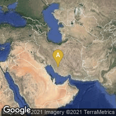 Overview map of District 8, Shiraz, Fars Province, Iran