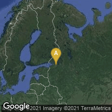 Overview map of Sankt-Peterburg, Russia