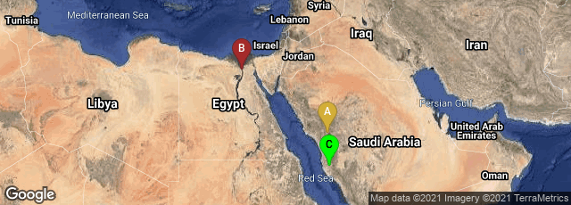 Detail map of Al Suqya, Medina, Al Madinah Province, Saudi Arabia,Cairo Governorate, Egypt,مكة, الطندباوي, مكة المكرمة, Saudi Arabia