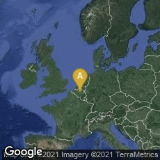 Overview map of Leuven, Vlaanderen, Belgium