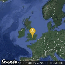 Overview map of Oxford, England, United Kingdom