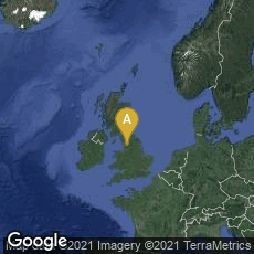 Overview map of Whalley, Clitheroe, England, United Kingdom