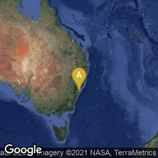 Overview map of North Narrabeen, New South Wales, Australia