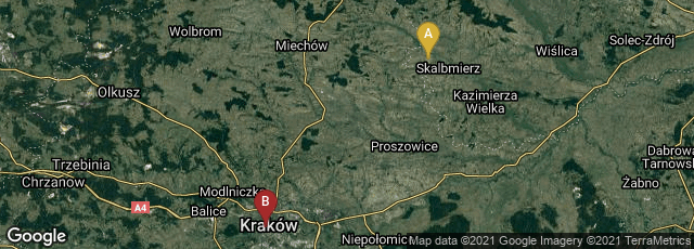 Detail map of świętokrzyskie, Poland,Stare Miasto, Kraków, małopolskie, Poland