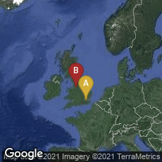 Overview map of London, England, United Kingdom,Manchester, England, United Kingdom