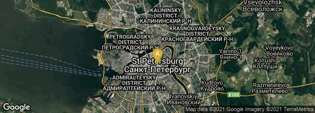 Detail map of Санкт-Петербург, Центральный район, Russia