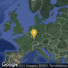 Overview map of Strasbourg, Grand Est, France