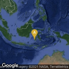 Overview map of Sulawesi Selatan, Indonesia