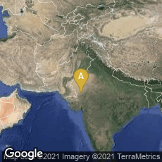 Overview map of Bhinmal, Rajasthan, India
