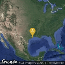 Overview map of Galveston, Texas, United States