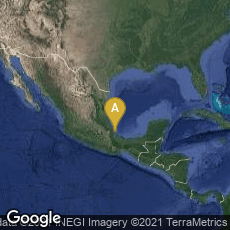 Overview map of Veracruz, Mexico