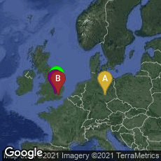 Overview map of Mitte, Halle (Saale), Sachsen-Anhalt, Germany,London, England, United Kingdom,Saint Neots, England, United Kingdom,Apsley, Hemel Hempstead, England, United Kingdom