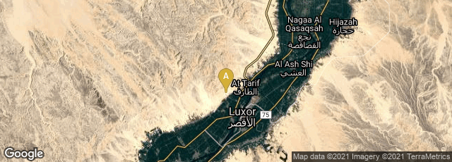 Detail map of New Valley Governorate, Egypt