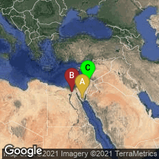 Overview map of South Sinai Governorate, Egypt,Cairo Governorate, Egypt,(31.698889,35.306389)