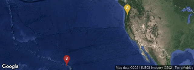 Detail map of Portland, Oregon, United States,Honolulu, Hawaii, United States