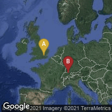 Overview map of London, England, United Kingdom,Kreis 1, Zürich, Zürich, Switzerland