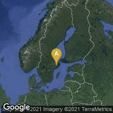 Overview map of Östermalm, Stockholm, Stockholms län, Sweden