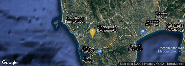 Detail map of Iklena, Greece