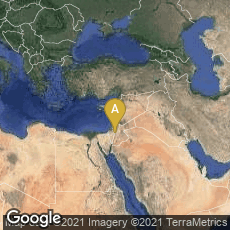 Overview map of Karak Governorate, Jordan