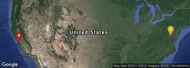 Detail map of Washington, District of Columbia, United States,Sunnyvale, California, United States